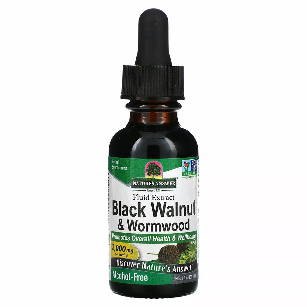 Natures Answer Black Walnut And Wormwood Alcohol Free - 1 Oz